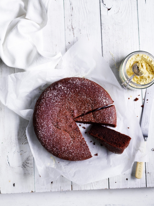 Simple Chocolate Hazelnut Cake