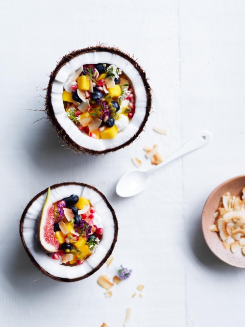 Coconut Fruit Bowls