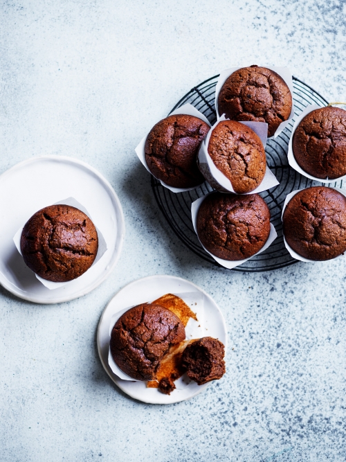 GUT-FRIENDLY CHOCOLATE MUFFINS